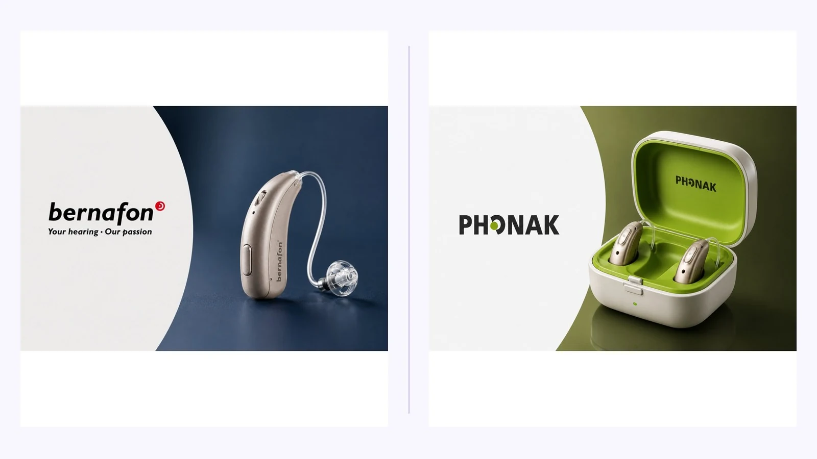 Bernafon vs Phonak hearing aids comparison