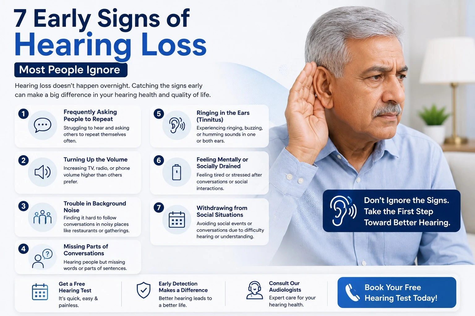 7 Early Signs of Hearing Loss Most People Ignore