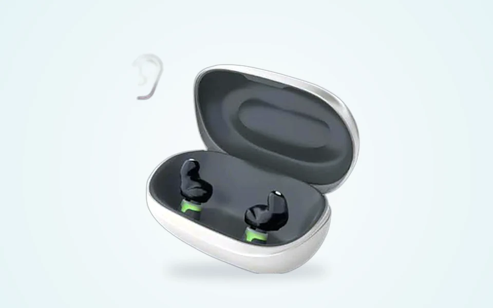 Phonak Virto Infinio R ITC/ITE custom hearing aids with charging case
